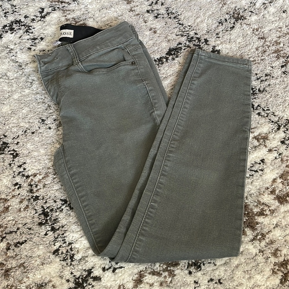 Knox Rose green skinny jeans